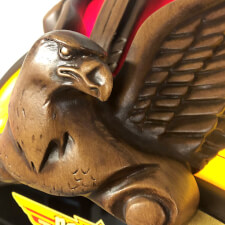 Rock-Ola Harley Davidson Jukebox Wood Eagle.