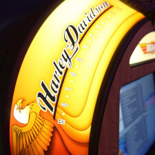 Rock-Ola Harley Davidson Jukebox Lights..