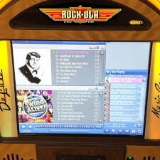 Rock-Ola Harley Davidson Jukebox Screen.