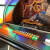 Rock-Ola Bubbler Black Jukebox CD Flip System.