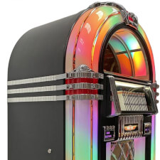 Rock-Ola Bubbler Black Jukebox Top.