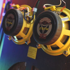 Rock Ola Harley-Davidson Speakers.