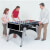 Family playing on Garlando Foldy