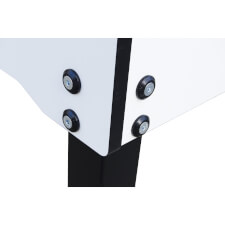 The legs are held on with strong bolts