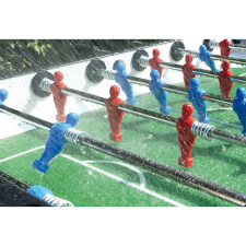 The Storm F3 playfield in rain.