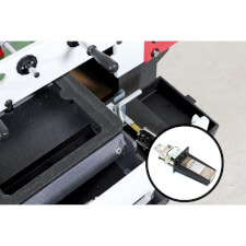The optional coin mechanism on the F3.