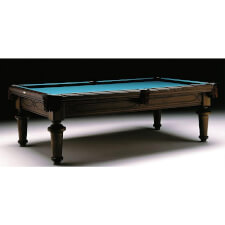 Classic Vintage Pool Table - Mahogany Finish