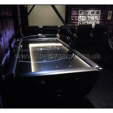 Black Track Air Hockey Table