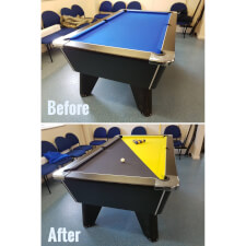 An Omega recovered with a custom cloth