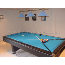 Black Finish with Electric Blue Cloth