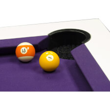 Aramith spots & stripes in play