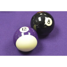 Aramith spots & stripes in play