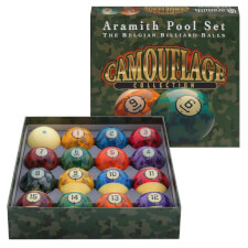 Aramith Camouflage American Pool Balls.