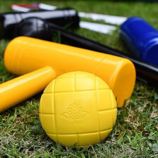A Close Up Of The Garden Games Lawn Croquet Ball.