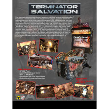 The brochure for the Terminator Salvation DLX arcade