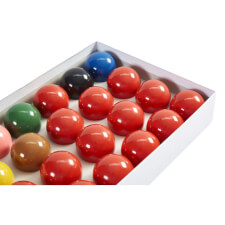 The Strikeworth snooker ball set.