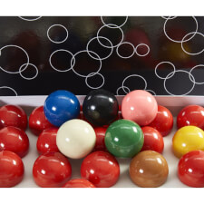 The Strikeworth snooker ball set.