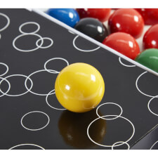 The Strikeworth snooker ball set.