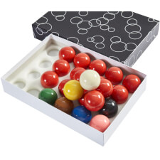 The Strikeworth snooker ball set.