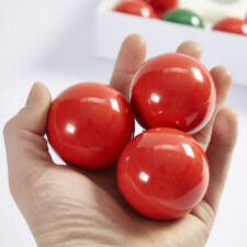 The Strikeworth snooker ball set.