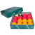 Aramith premium 2 inches red and yellow balls.