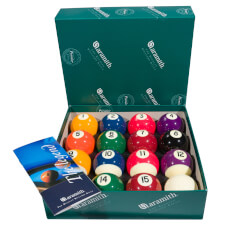 Aramith premier 2 inches colourful balls.