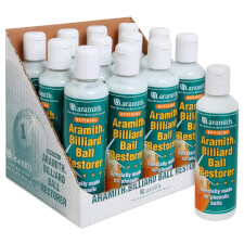 The Aramith Billiard Ball Restorer 12 bottles.