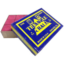Triangle chalk red