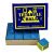 Blue Triangle cue chalk