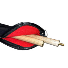The Suzo case for two piece cue.