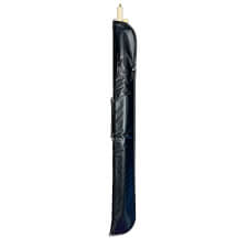 The Suzo case for two piece cue closed.