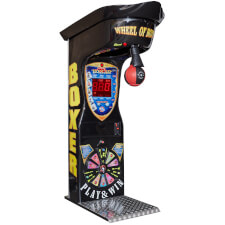 The World Of Boxing Arcade Machine in a Black Finish.