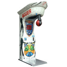 The World Of Boxing Arcade Machine in a White Finish.