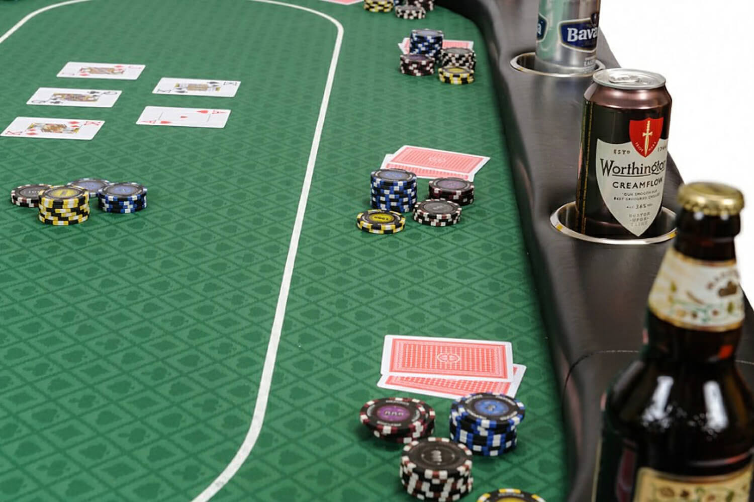 10 Person Pro Poker Table - Green (BCFOLDING-GREEN ...