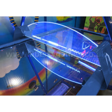 LED lights and Neon overhead lighting