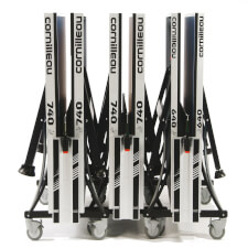 The Cornilleau 740 Competition Stacked Tables.