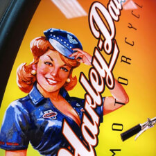 Rock-Ola Harley Davidson American Beauties CD Jukebox Art Work