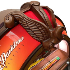 Rock-Ola Harley Davidson American Beauties CD Jukebox Stunning Woodwork
