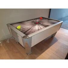 The Ice Track air hockey table.
