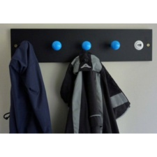 Arcade Coat Hook being Used