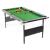 Deluxe Foldaway pool table three-quarter view
