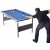 The Deluxe Foldaway pool table in play