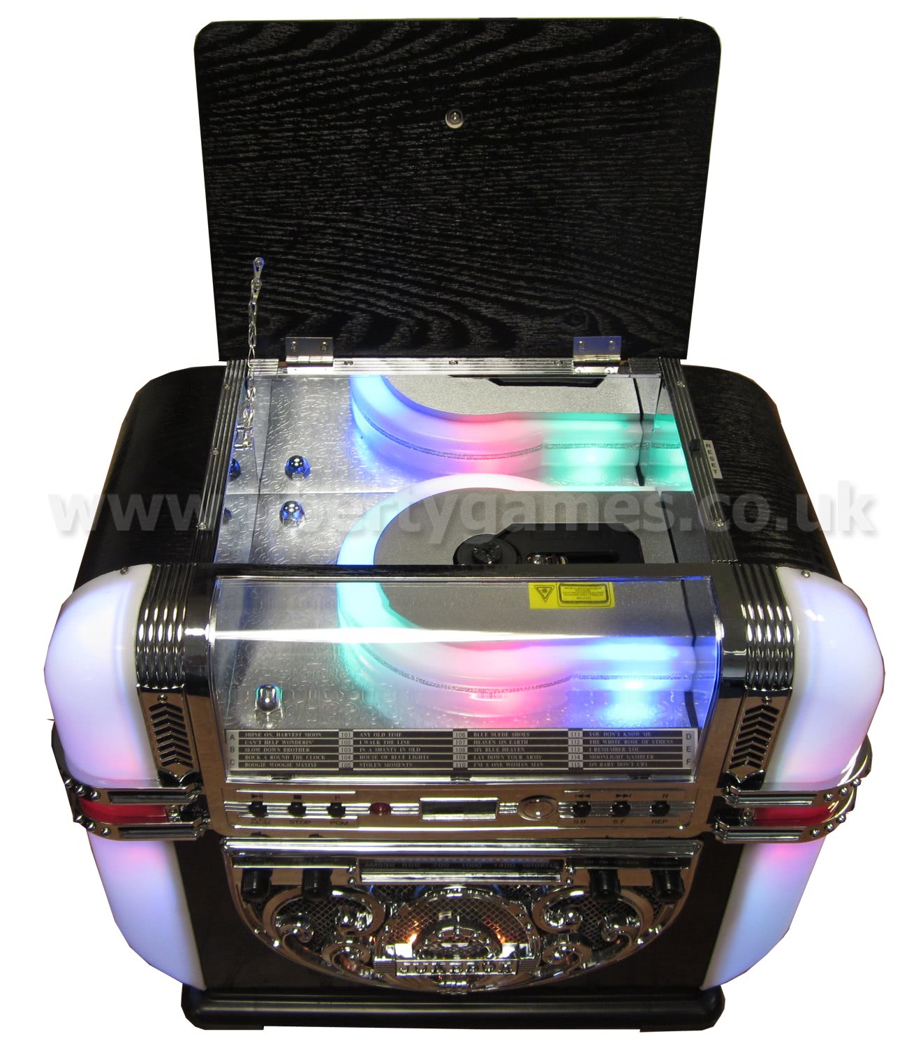 Ricatech Bar Top CD, Radio & MP3 Player Replica Jukebox