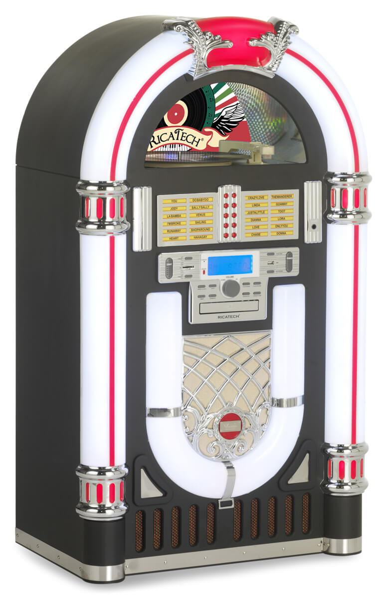 Ricatech Classic XXL LED Replica Jukebox (RR2000BT) Liberty Games