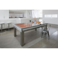 Le Lambert Pool Table with Optional Clear Glass Dining Top