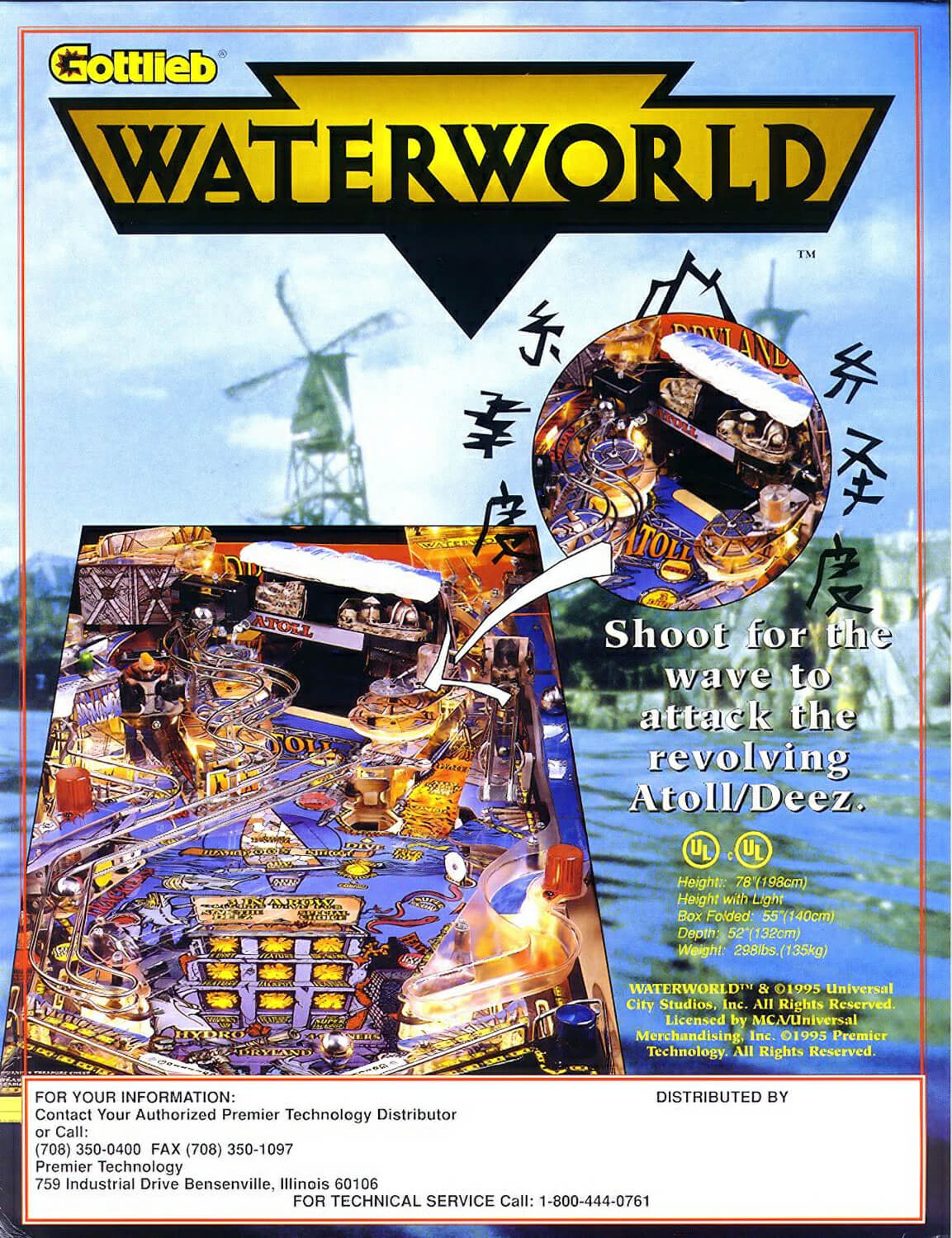 Waterworld Pinball Machine For Sale Liberty Games