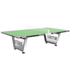 The Butterfly Playground Outdoor Table Tennis Table, with a Green Finish