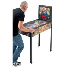 The Star Galaxy pinball machine in use