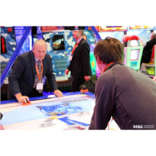 The SEGA Sonic Sports Air Hockey Table.
