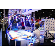 The SEGA Sonic Sports Air Hockey Table.